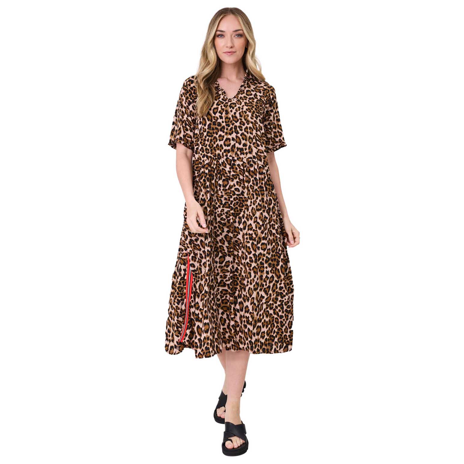 Lemon Tree Leona Dress Leopard Print